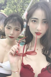女解说鼓鼓陈洁妍性感私房泳装照 娜美寿司早期图片写真套图